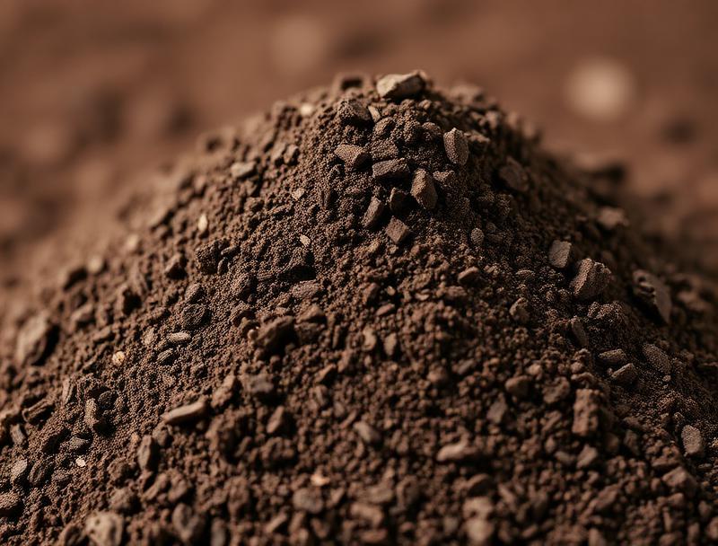 Terre tamisée propre pour nivellement